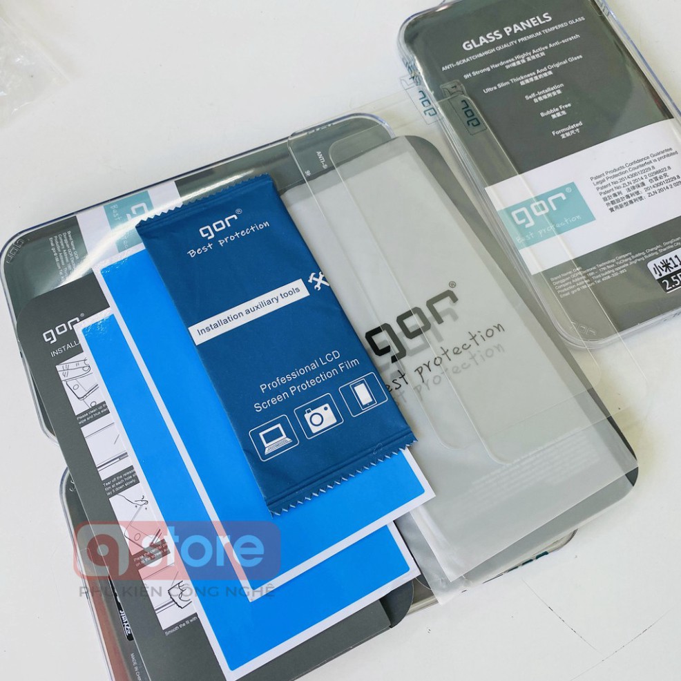 [Siêu Rẻ] Cường lực Xiaomi Mi 11 Lite chính hãng Gor, Kính cường lực Gor cho Mi 11 Lite Trong suốt, Vuốt mượt