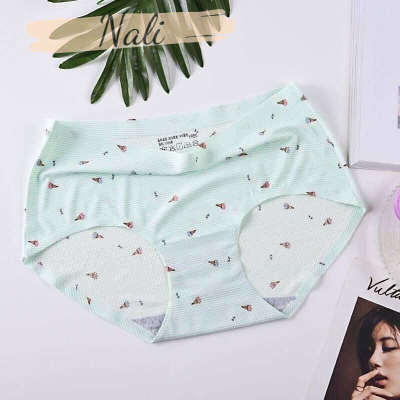 Quần lót nữ su điều hòa kute, thun lạnh không đường may siêu mát lạnh NL105 | BigBuy360 - bigbuy360.vn