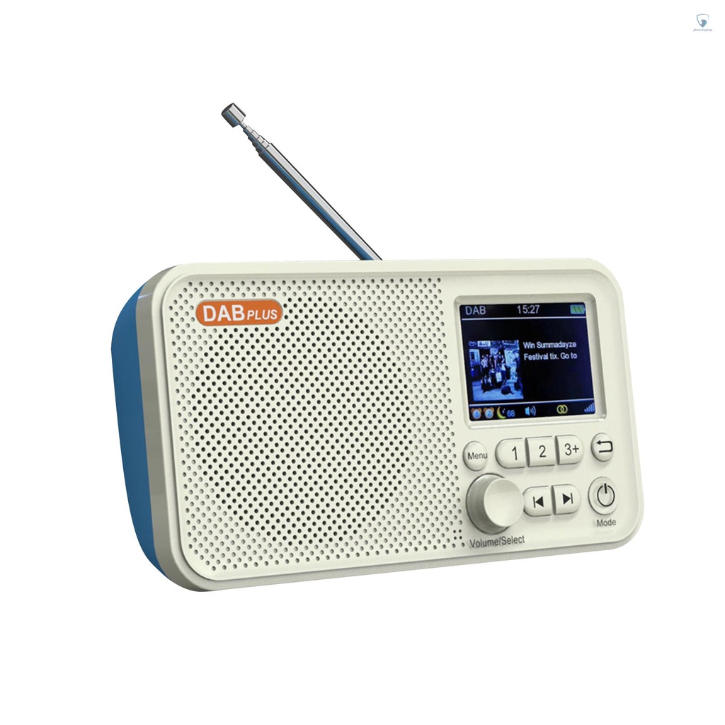 Radio kỹ thuật số DAB FM USB di động có chức năng báo động BT5.0 và tai nghe hỗ trợ thẻ nhớ