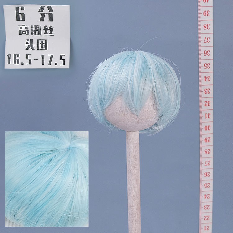 Tóc Giả Ngắn Nhiều Màu Cho Búp Bê 1 / 6 BJD / SD 16.5-17.5CM