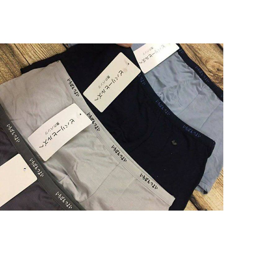 Bộ 05 quần lót  nam chất cotton xịn có hộp và túi đựng