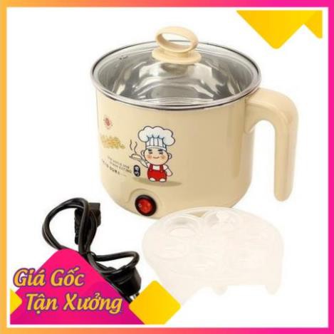 Nồi Nấu Mì Màu Đa Năng, Siêu Tốc 1,6 Lít - ca nấu lẩu nấu mì mini tiện dụng tại nhà