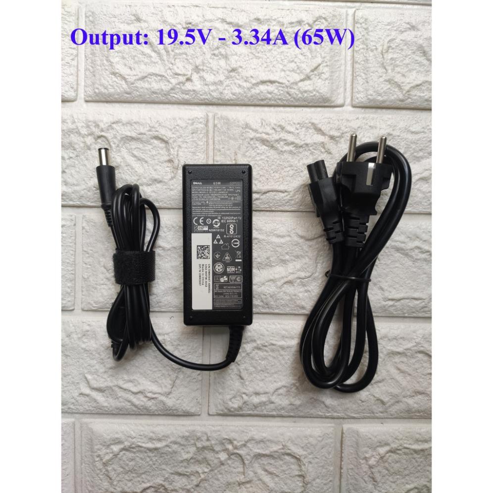 Sạc Dell tốt 19.5V – 3.34A – 65W chân kim to (Adapter Dell ZIN)