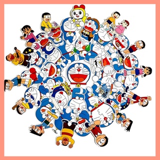 Sticker hoạt hình Conan, Doraemon, Maruko, Shin, One Piece dán laptop, xe máy, vali, đàn guitar,...
