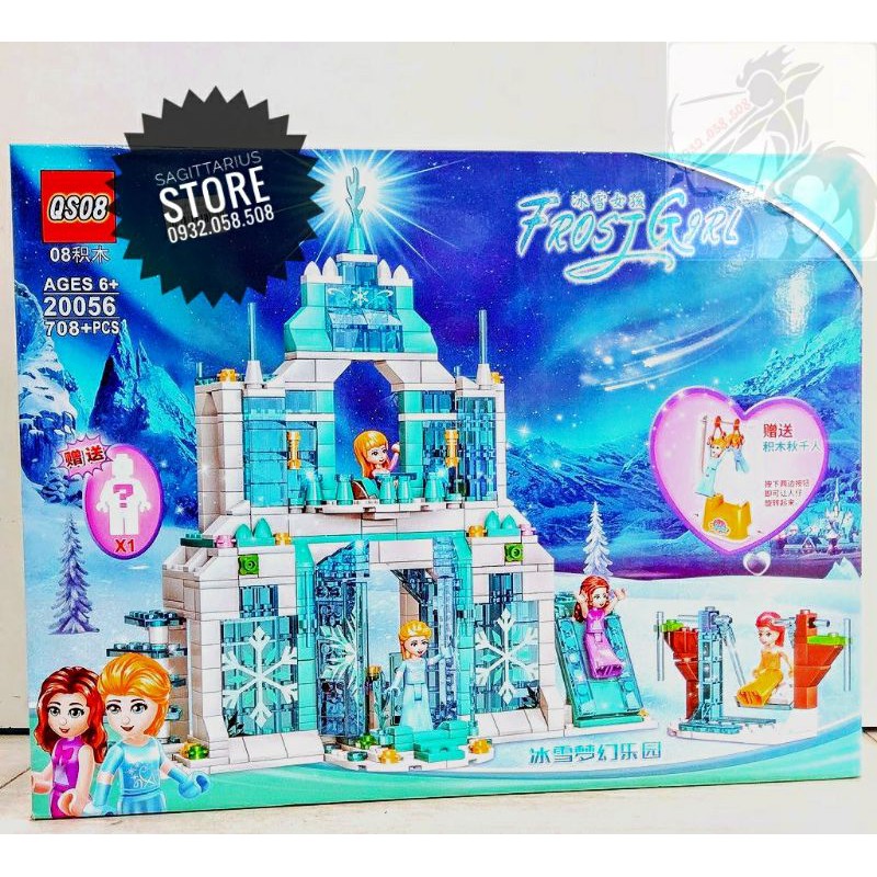 Lego QS08 20056 Lắp Ráp Lâu Đài Của Nữ Hoàng Băng Giá ( 708 Mảnh )