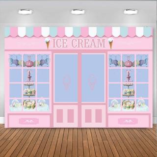 Phông nền chụp ảnh hình bánh kem xinh xắn