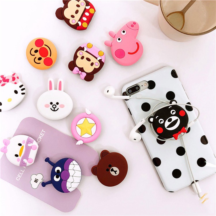 Giá đỡ điện thoại họa tiết hoạt hình đáng yêu cho Iphone Xiaomi Oppo F5 | BigBuy360 - bigbuy360.vn