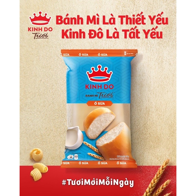 COMBO 5 CÁI BÁNH MÌ TƯƠI KHÔNG NHÂN KINH ĐÔ HSD:13 NGÀY