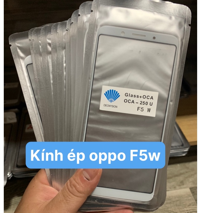 Kính ép màn hình liền keo oppo F5 / F5 youth