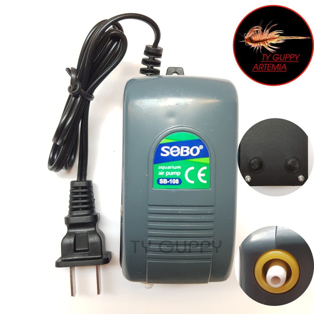 Máy sục oxy bể cá,máy sục khí oxy SOBO SB 2800,phụ kiện cá cảnh