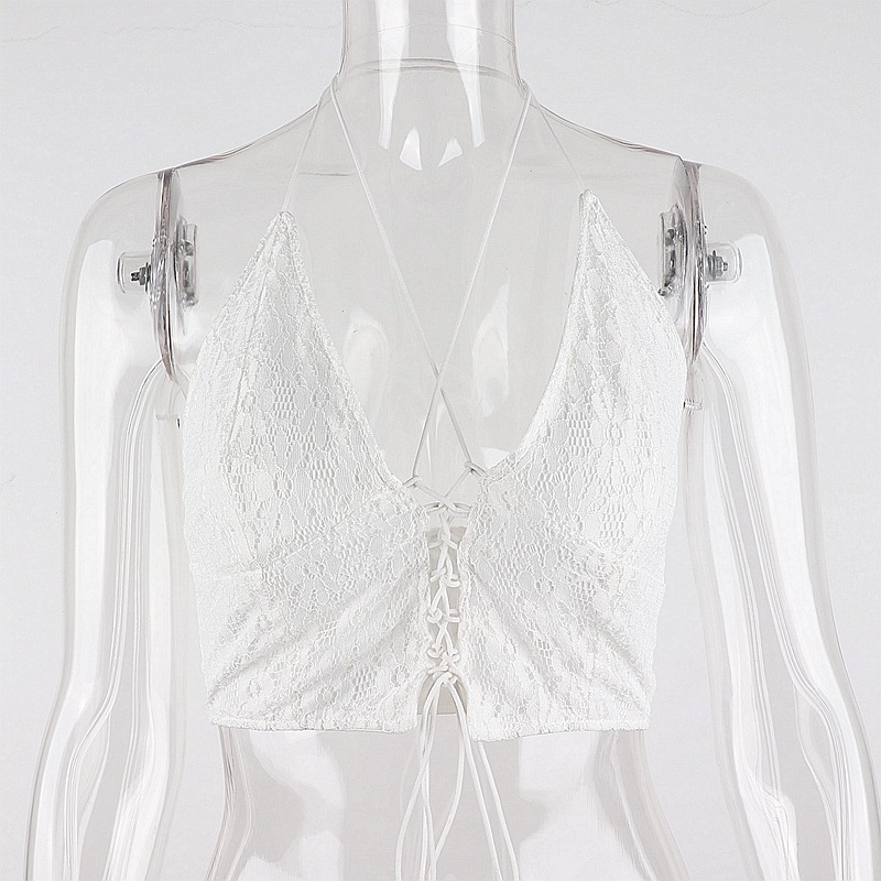 Áo Hai Dây Cổ Chữ V Phối Ren Quyến Rũ Thời Trang Cho Nữ | BigBuy360 - bigbuy360.vn