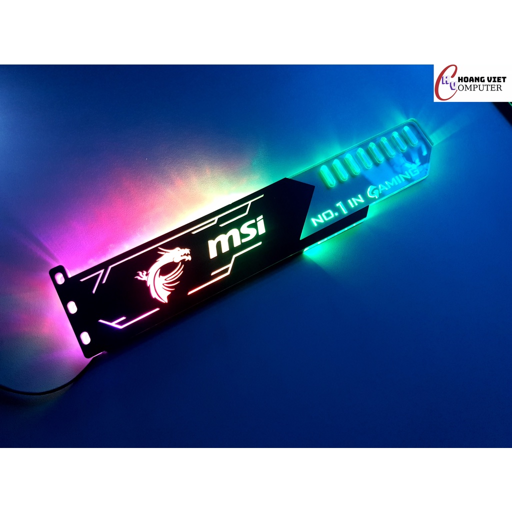 Giá Đỡ VGA Led RGB Logo Dragon MSI - SIÊU CHẤT