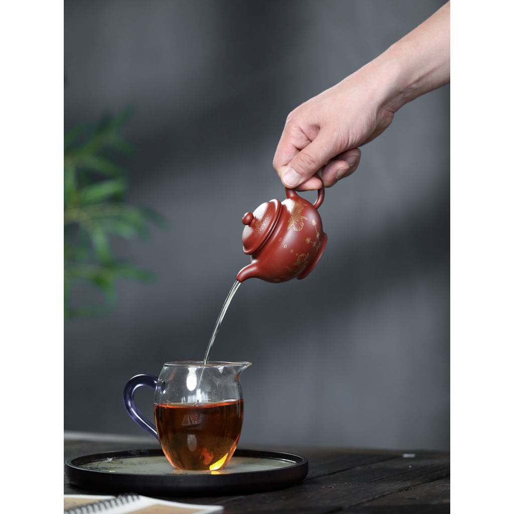 Ấm Tử Sa Nghi Hưng Phan Hồ Miêu Kim 200 ml (Đại Hồng Bào)