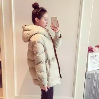 Áo phao nữ cao cấp có mũ