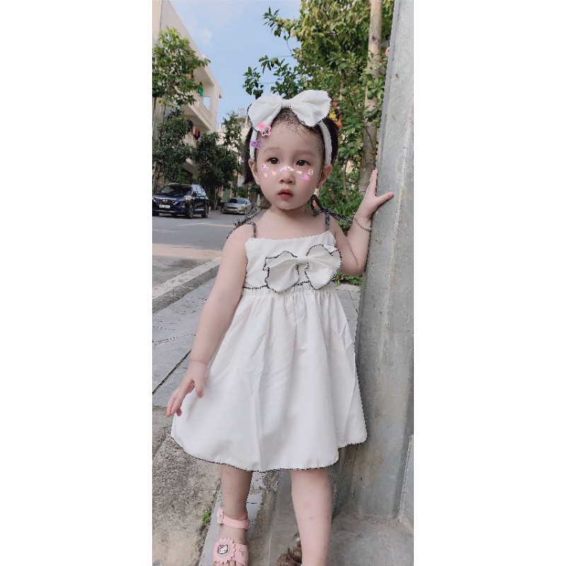 Bộ chip 2 dây tiểu thư cho bé❤️ FREESHIP ❤️ Set 2 dây trẻ em kèm chip,turban chất lụa nến nhẹ tênh size ss-16kg