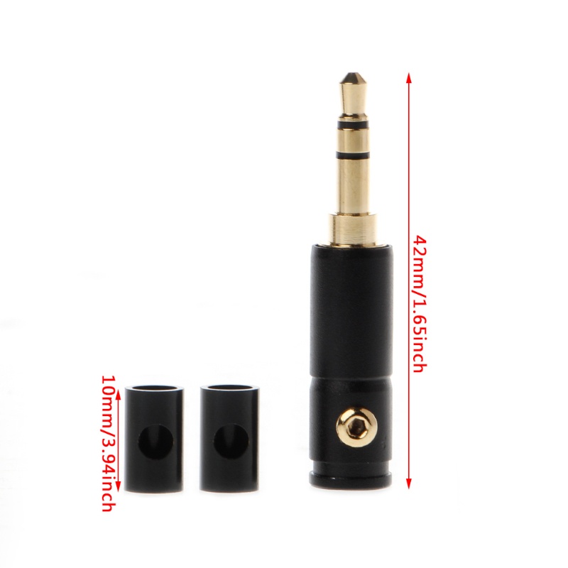 Set 4 Giắc Cắm Âm Thanh Mini 3 5mm Mạ Vàng Chuyên Dụng