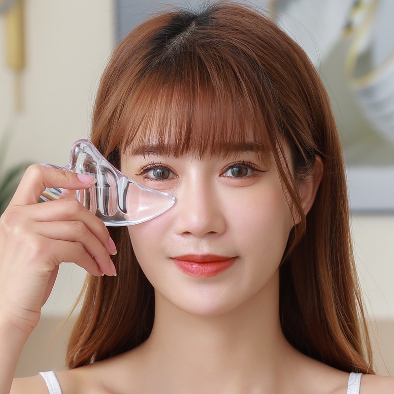 [Hàng mới về] Dụng cụ hỗ trợ nâng cơ mặt bằng pha lê trong suốt làm đẹp tiện dụng