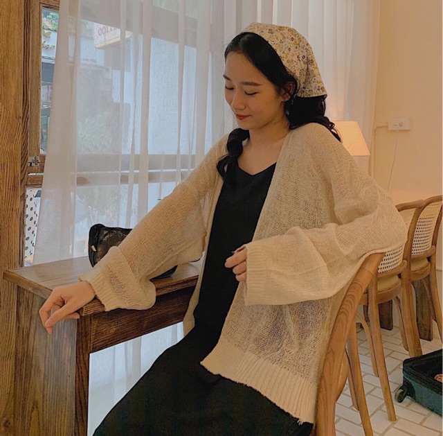 Áo Cadigan Ống Tay Rộng | Áo len mỏng | BigBuy360 - bigbuy360.vn