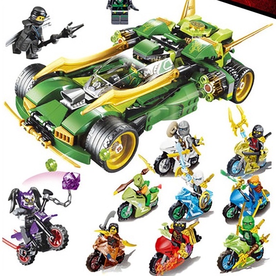 Lego Xe Đua Bóng Đêm Của Ninja Ninjago zimo 71073