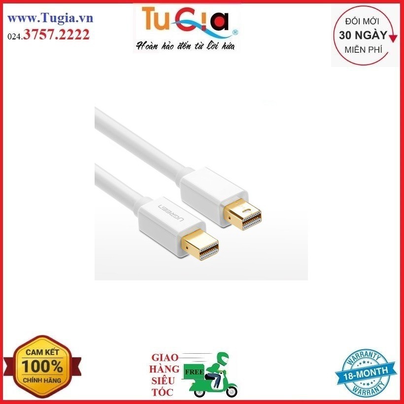 Cáp Mini DisplayPort 2 Đầu Ugreen 2m (10429) - Hàng Chính Hãng