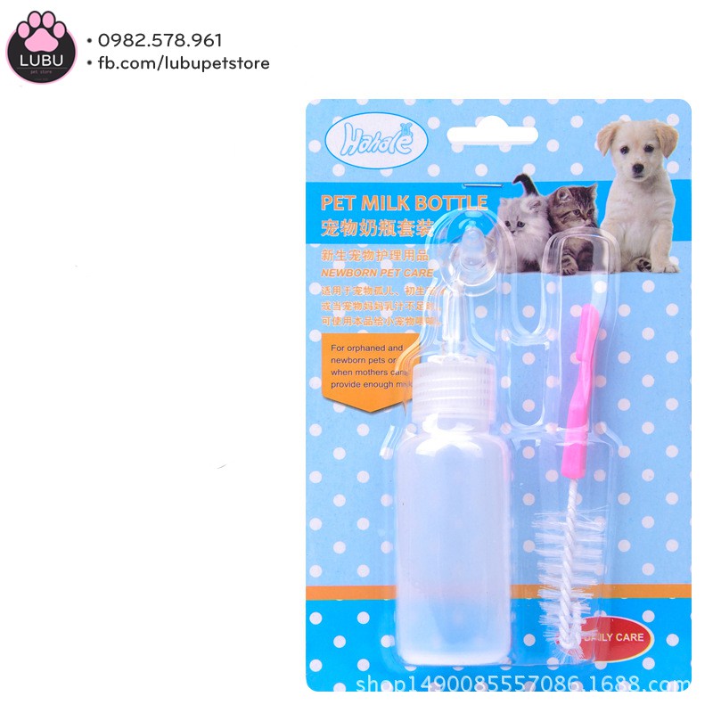 Bình ti cho chó mèo