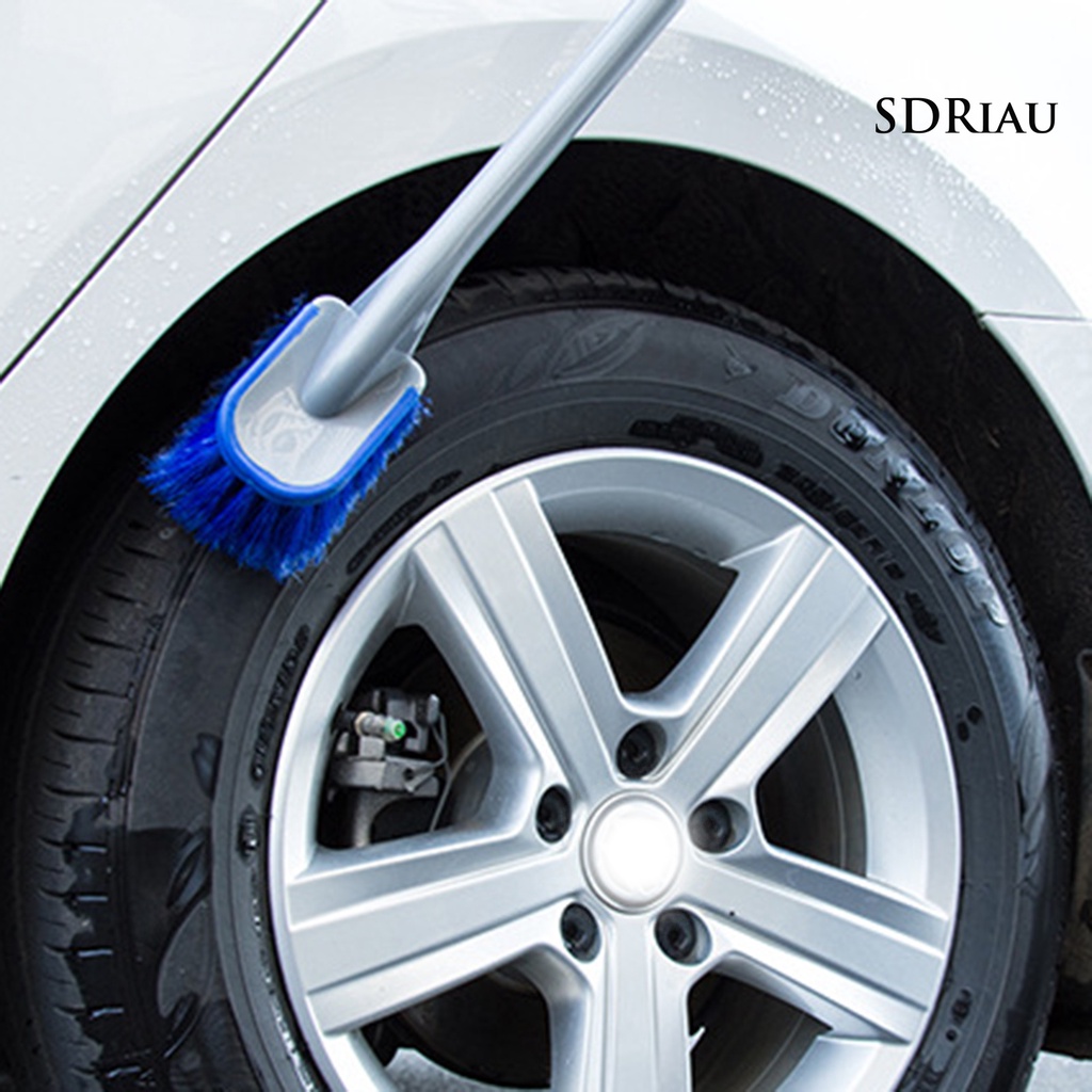 Bàn chải làm sạch bánh xe ô tô đa năng bằng nhựa abs với cán dài / ngắn
