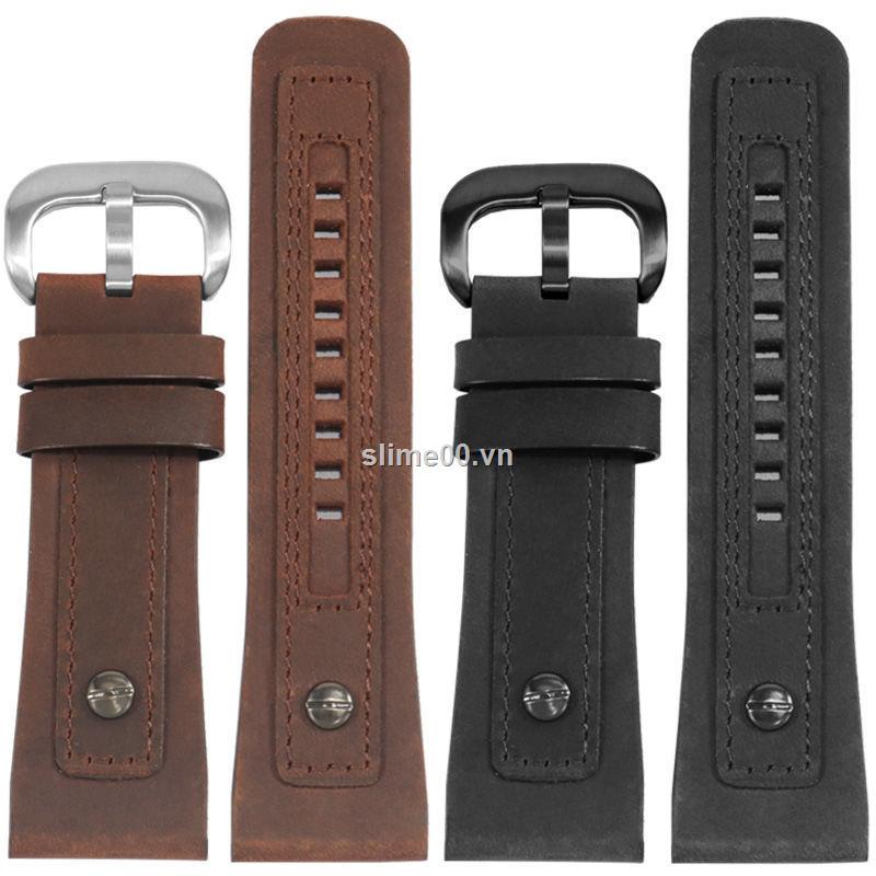 Dây đeo đồng hồ da nhám/ trơn cỡ 28mm thay thế cho SevenFriday P1 / P2 / Q2 / M2 / S2 / 03