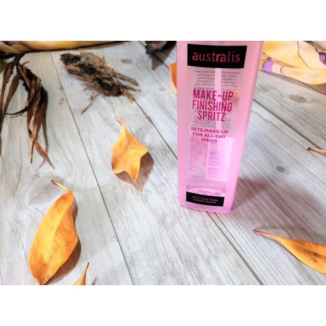 Xịt Khóa Lớp Trang Điểm Dưỡng Ẩm Da Australis Make Up Finishing Spritz Sản phẩm chính hãng