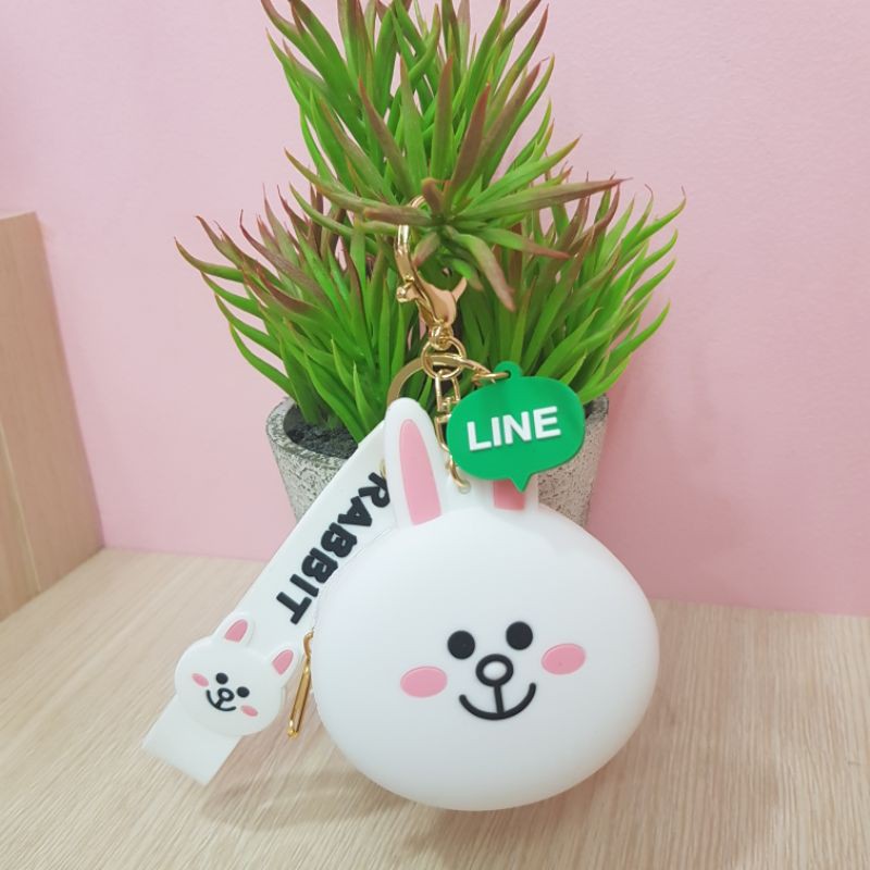 Móc khóa ví silicon