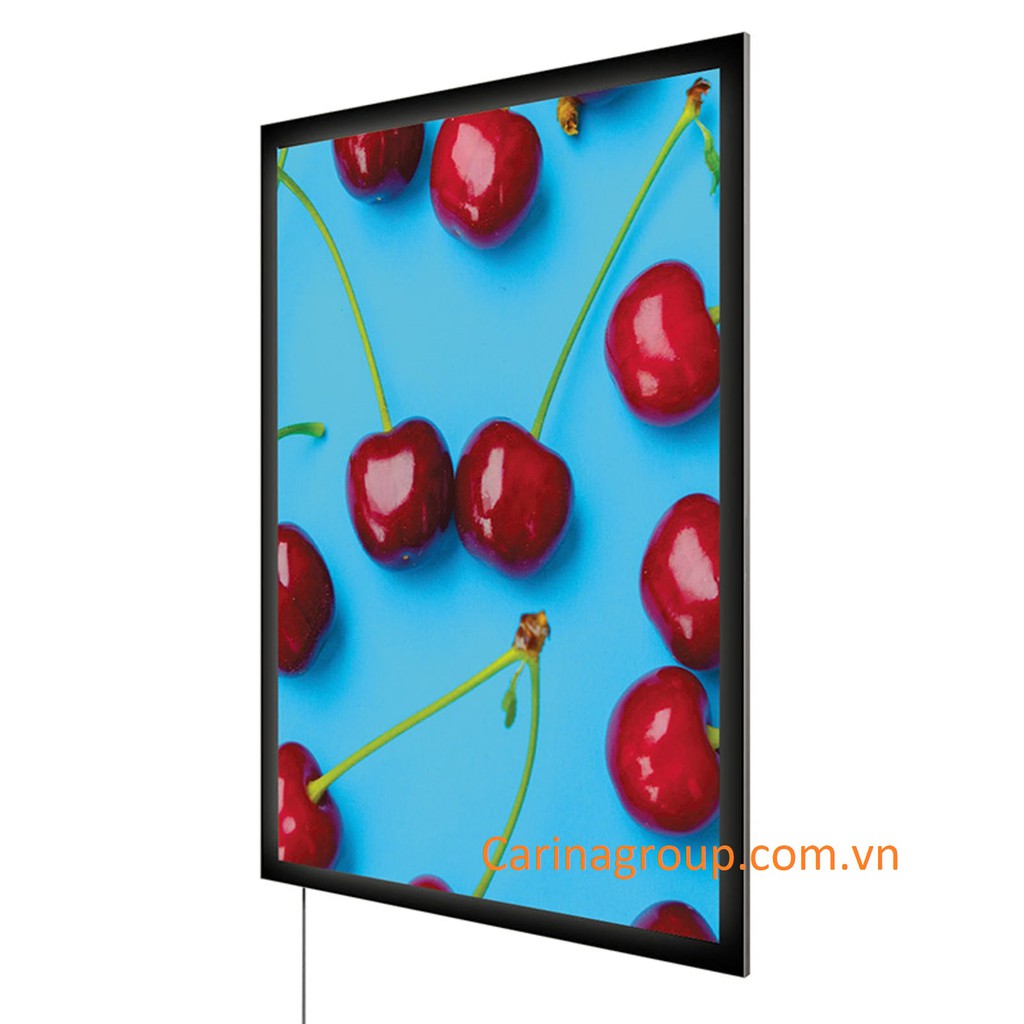 Khung tranh điện hít nam châm, hộp đèn LED 60x84cm khổ A1