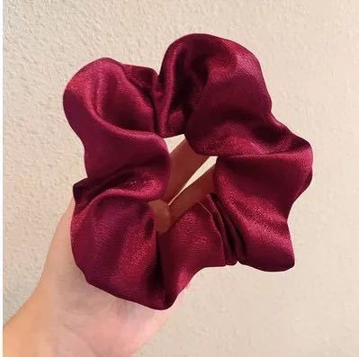 Dây cột tóc màu trơn phong cách Hàn Quốc thời trang nhiều màu sắc tùy chọn