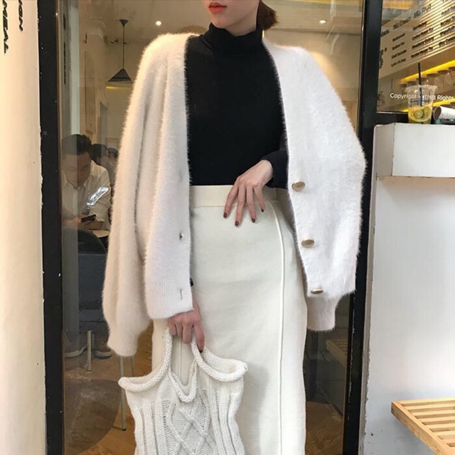 ÁO CADIGAN LEN LÔNG