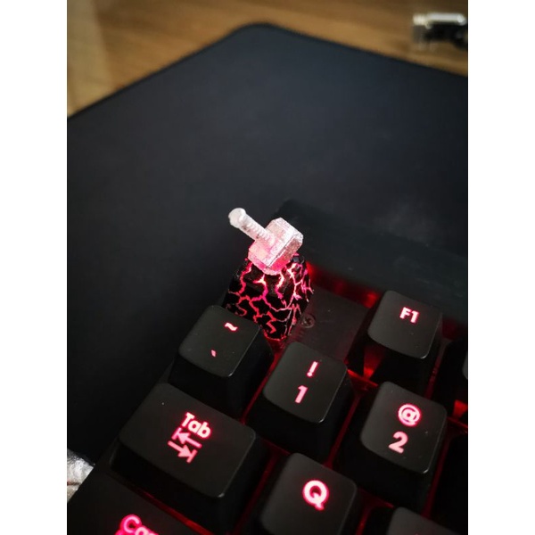 Búa thần sấm bàn phím cơ keycap resin cherry mx