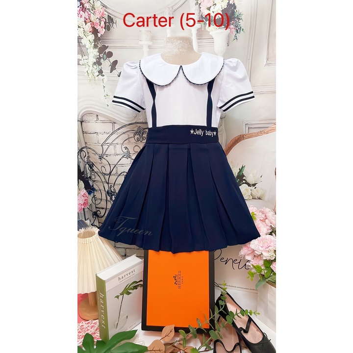 Đầm học sinh cấp 1 dễ thương - Quần áo học sinh nữ - Danangsale