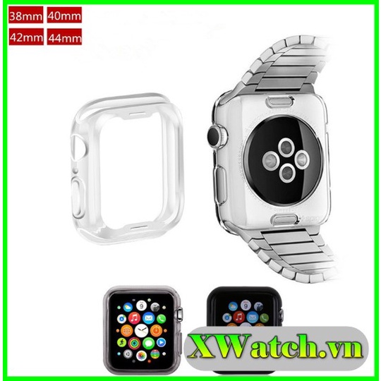 Ốp Viền Bảo Vệ Trong Suốt Apple Watch Series 6 5 4 3 2 1 38mm 42mm 44mm 40mm