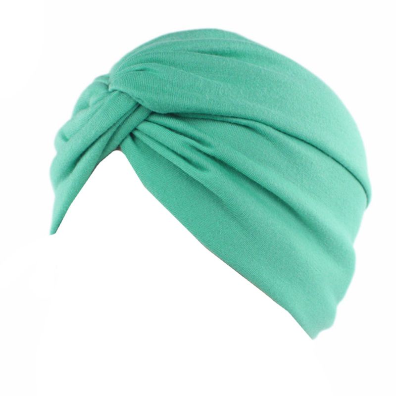 Khăn Trùm Đầu Co Giãn Màu Trơn Phong Cách Dân Tộc Cho Phụ Nữ Hồi Giáo