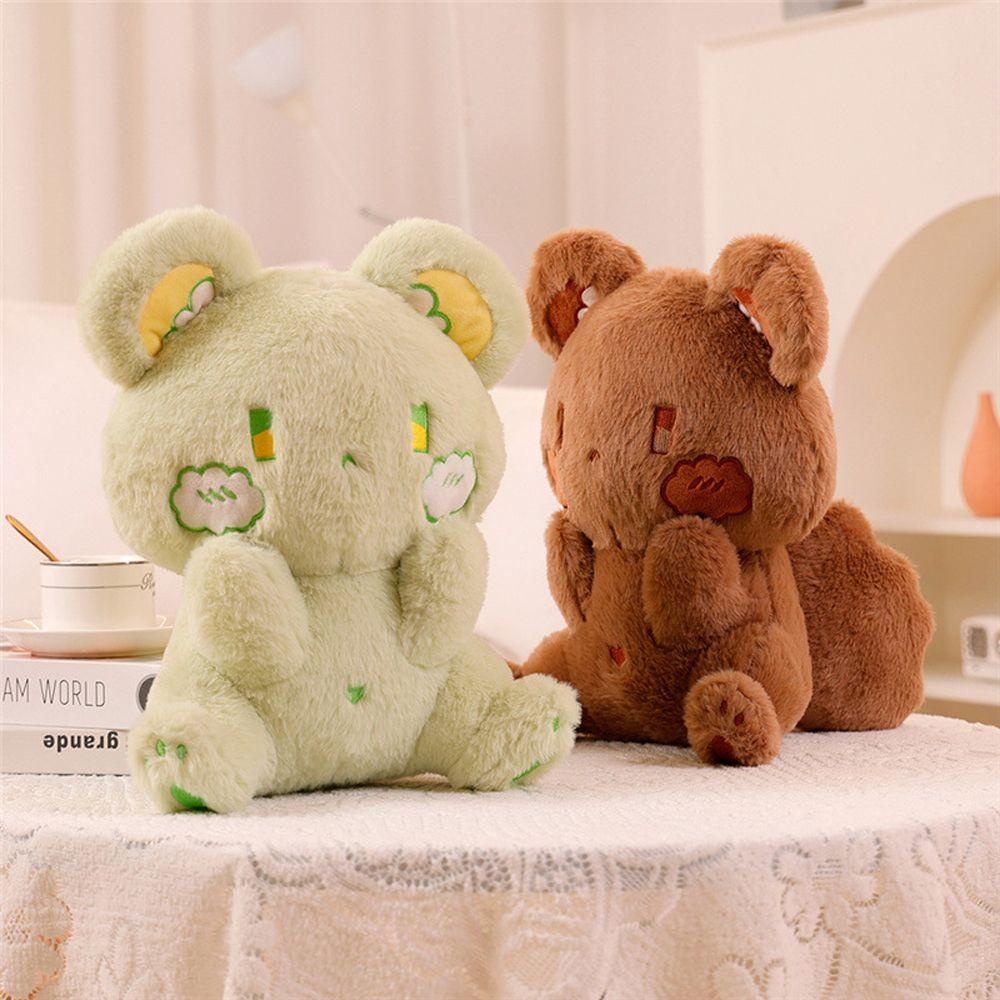 NICKOLAS Đồ chơi nhồi bông Hình Gấu Hoạt Hình Dễ Thương Trang Trí Nhà Cửa