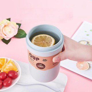 Bình nước 2 lớp nhựa lúa mạch