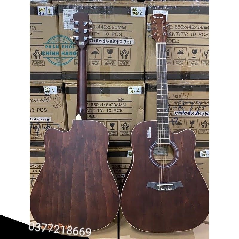 guitar Acoustic Rosé R135 gỗ hồng đào full phụ kiện