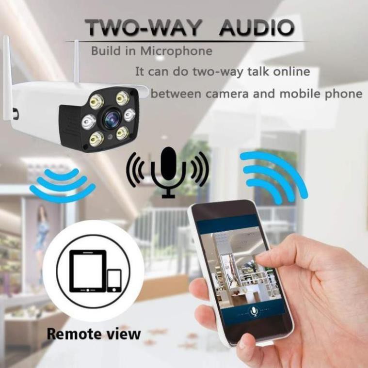 Camera ngoài trời, chống nước Yoosee Full HD 1080P 4 Led trợ sáng đàm thoại 2 chiều | BigBuy360 - bigbuy360.vn