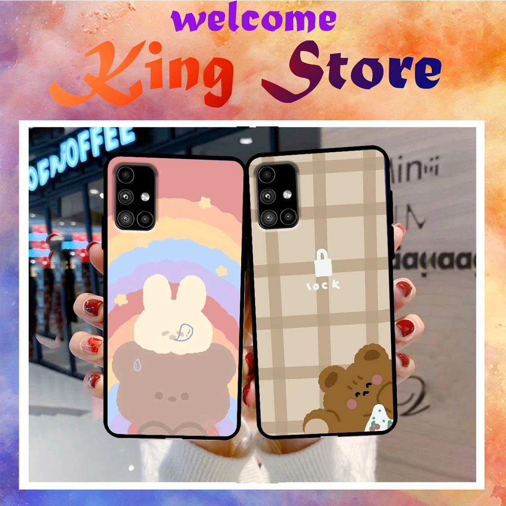 [Free Ship] Ốp lưng Samsung M21/M30/M30s/M31/M51 in hình Gấu nhỏ siêu đẹp, độc, lạ_KINGSTORE.HN_Ốp SS