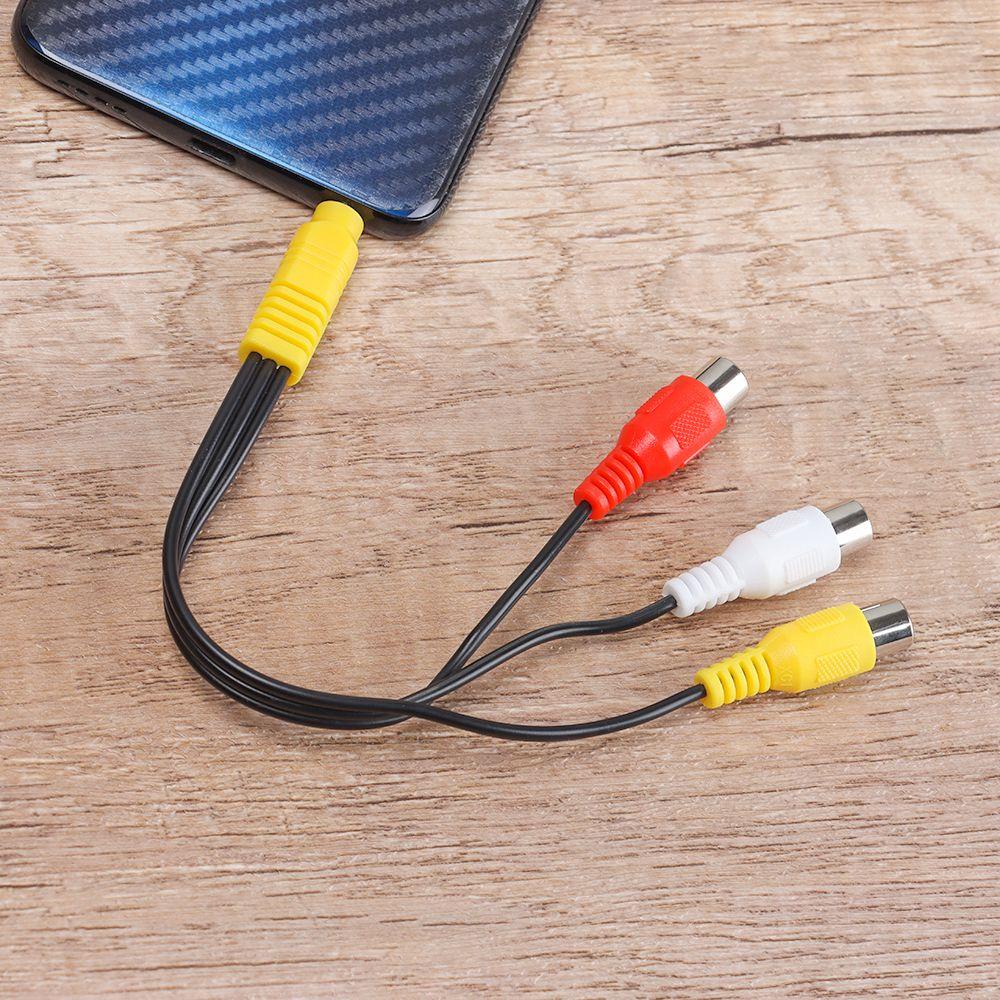 CHOOKEY Cáp Âm Thanh / Hình Ảnh Giắc 3.5mm Sang 3 RCA