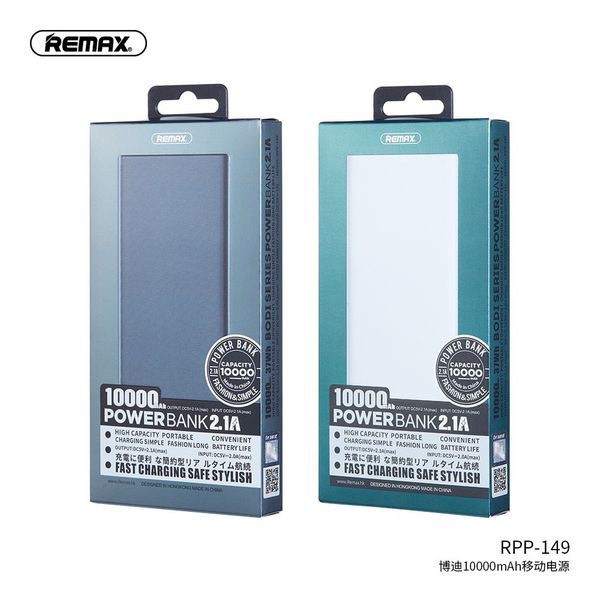 Pin sạc dự phòng Remax RPP 149 10.000mAh chính hãng BH 12 tháng