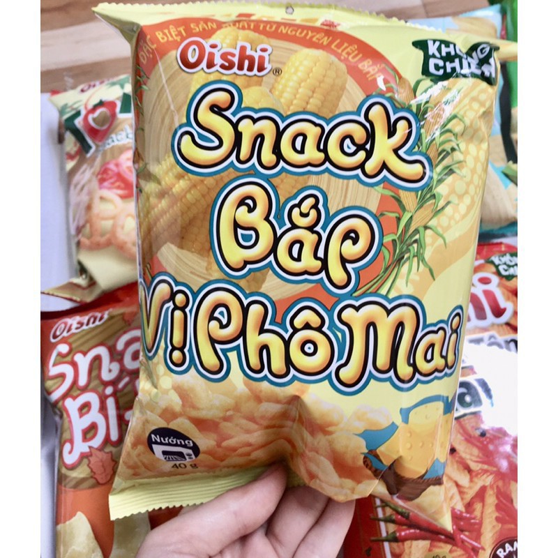 Bim bim Snack Bắp Vị Phô Mai 73g Siêu to khổng lồ