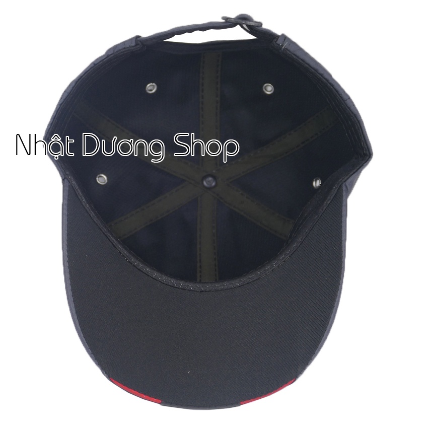 Nón kết dù LS sò lồng da, kết vá da - Chất liệu vải dù cao cấp được làm tinh xảo và sành điệu