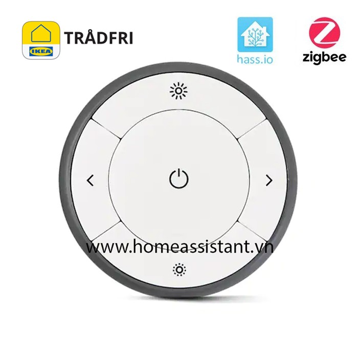 Nút Bấm Ngữ Cảnh Đèn Zigbee IKEA Tradfri TS01  Zigbee2MQTT ZHA Hass