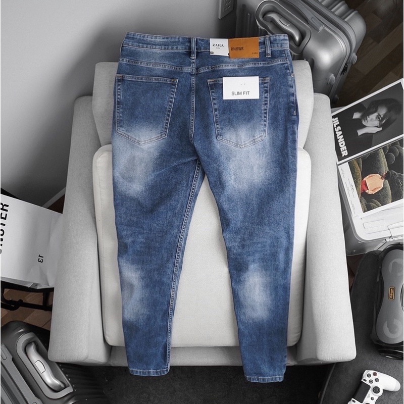 [Size Đại 32-Quần Jean nam cao cấp jean co giãn - Form slimfit - Big size -size lớn đến 120kh