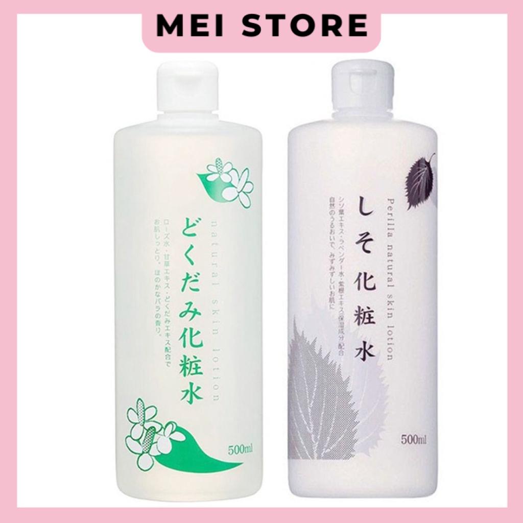 Nước Hoa Hồng Lotion Toner Diếp Cá, Tía Tô Dokudami Nhật Bản 500ml