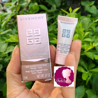 Kem dưỡng da kèm highlight của Givenchy L’ Intemporel Blossom Radiance Rosy Glow Highlight