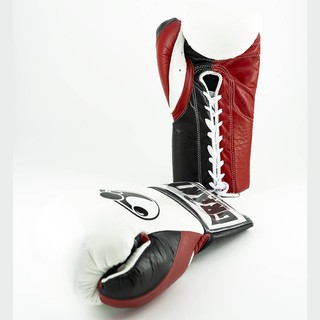 Găng tay boxing GRANT AUTHENTIC Pro Fight (Puncher’s) Gloves White/Black/Red